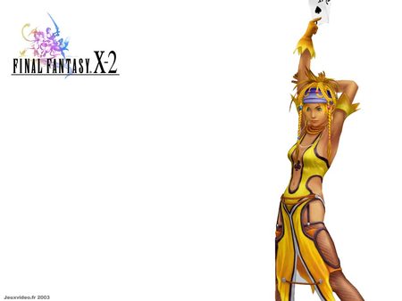 a picture of rikku from one of the ff games