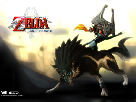  The Legend of Zelda: Twilight Princess Midna on wolf Link